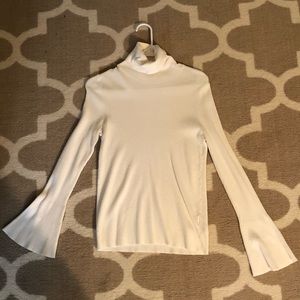 Anthropologie Turtleneck w Balloon Sleeve Sz Small